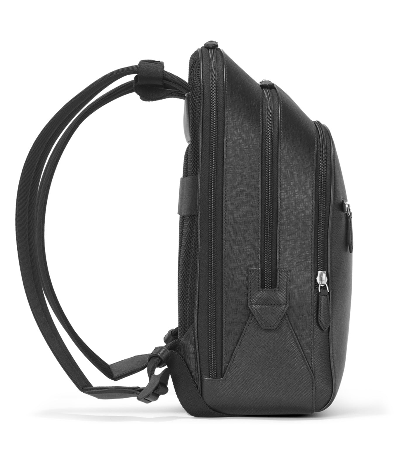Sartorial Medium Backpack 3 Compartments Black
