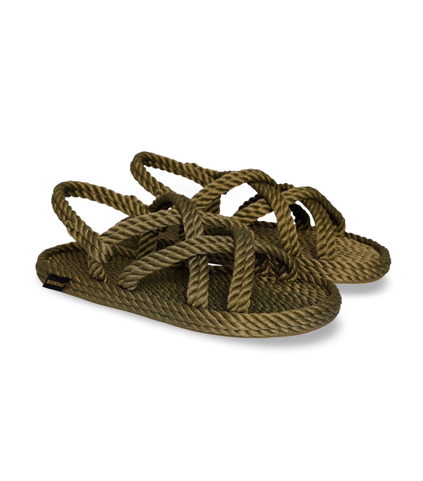 Bodrum Rope Sandals Khaki