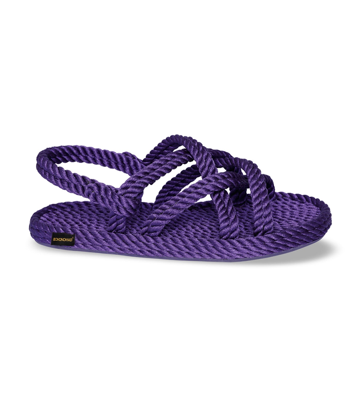 Bodrum Rope Sandals Purple