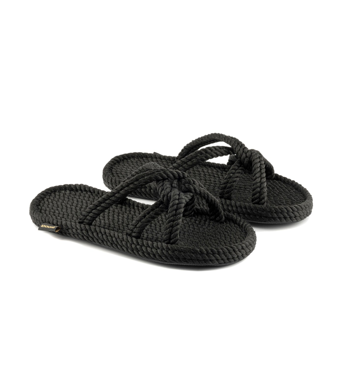 Bora Bora Rope Slippers Black