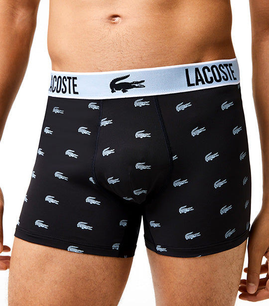 Men's Recycled Polyester Jersey Trunk Three-Pack Black/Graphite/White