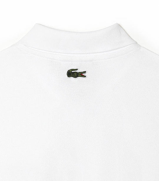 Women’s Crocodile Show Print Polo Shirt White/Stranger Things