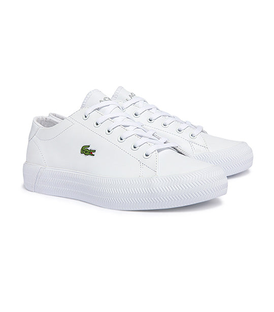 Lacoste Women's Gripshot BL Leather and Synthetic Sneakers White