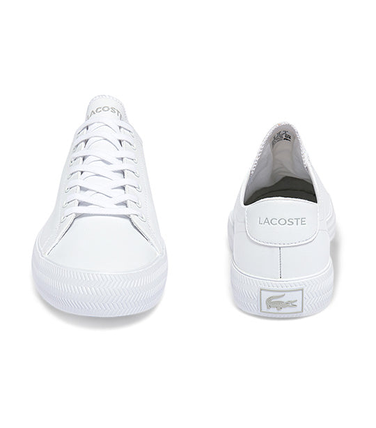 Men's Gripshot Leather and Synthetic Sneakers White/White