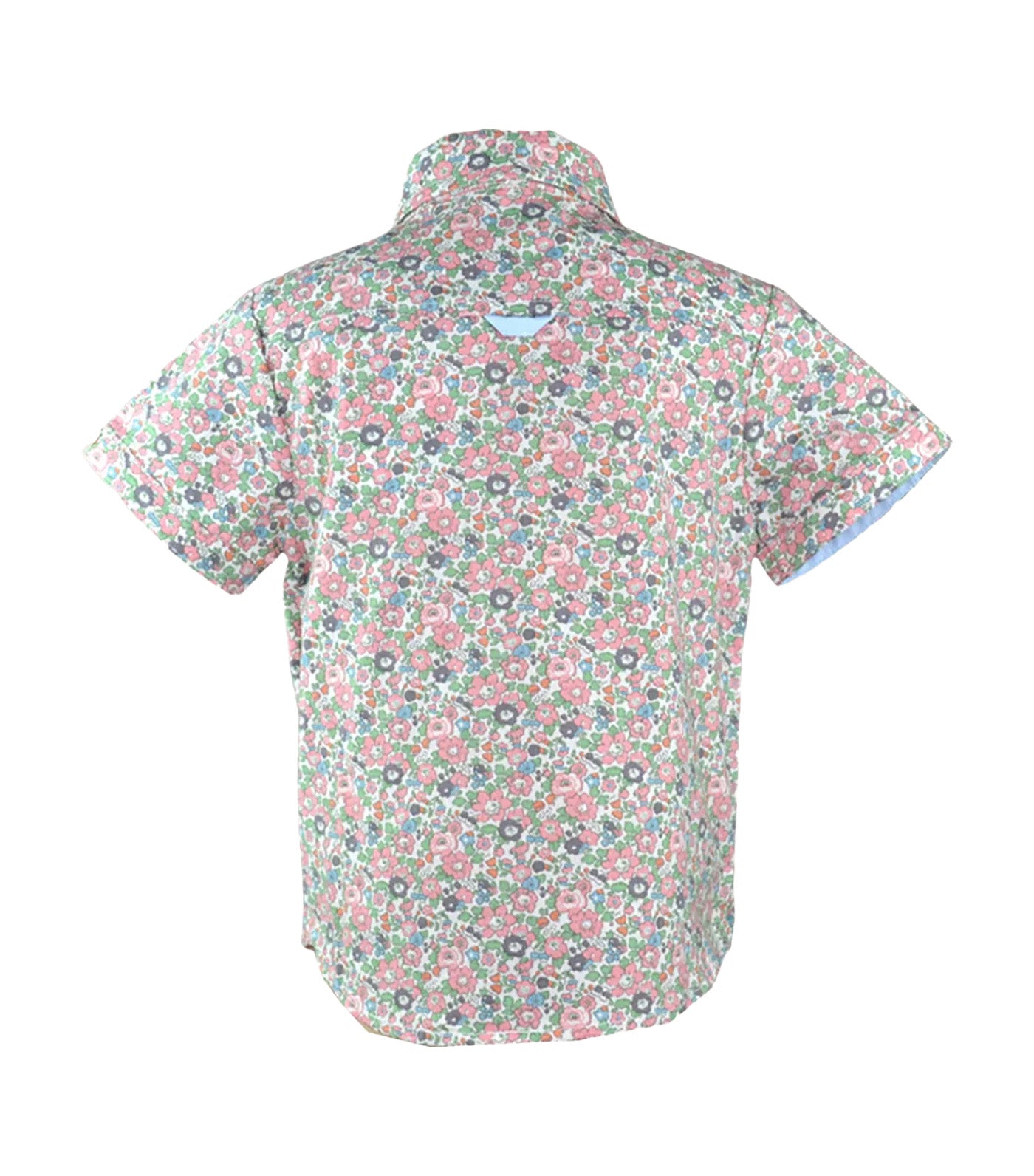 Arthur Baby Boys Button-Down Short Sleeves Peach