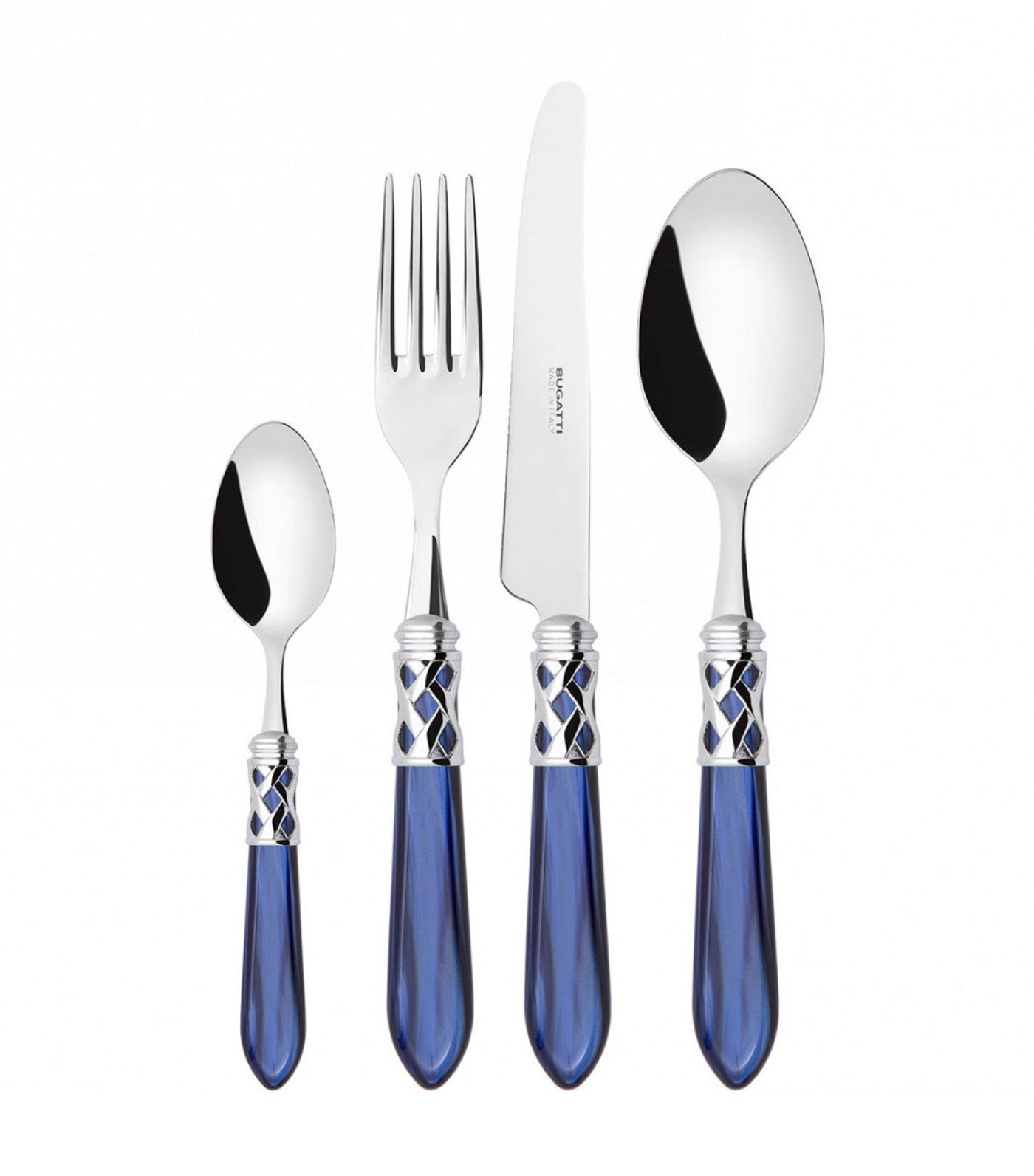 Aladdin Chrome Ring 24-piece Flatware Set Gallery Box