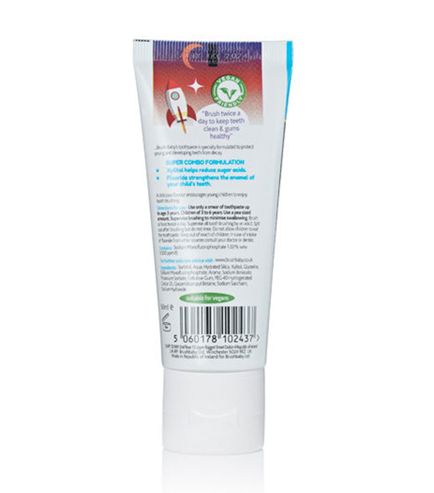 Natural Blueberry Toothpaste 50ml - Rocket