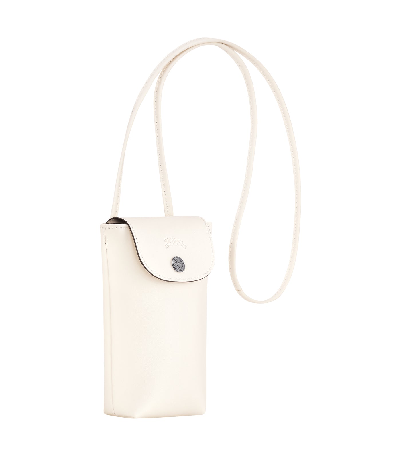 Longchamp Le Pliage Xtra Cell Phone Case in White