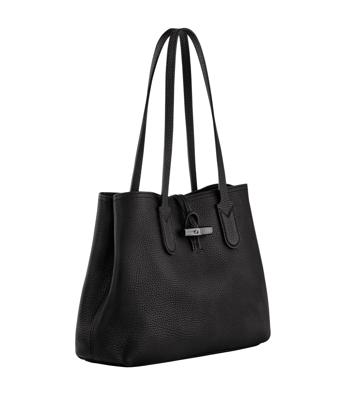 Longchamp leather hot sale hobo bag