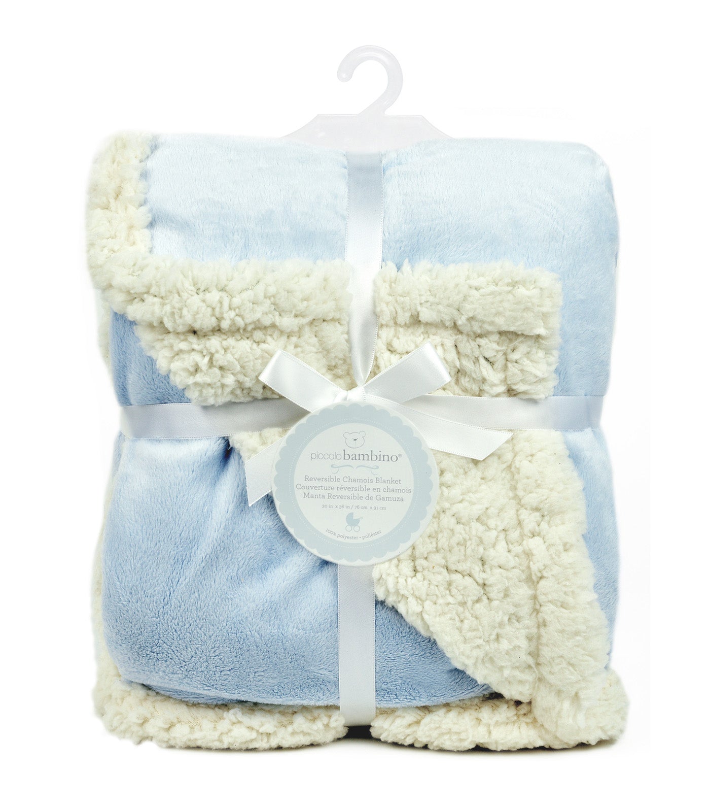 Reversible Chamois Baby Blanket