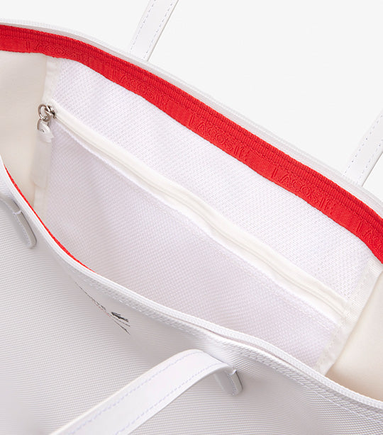 Lacoste: White Stranger Things Flat Crossover Bag