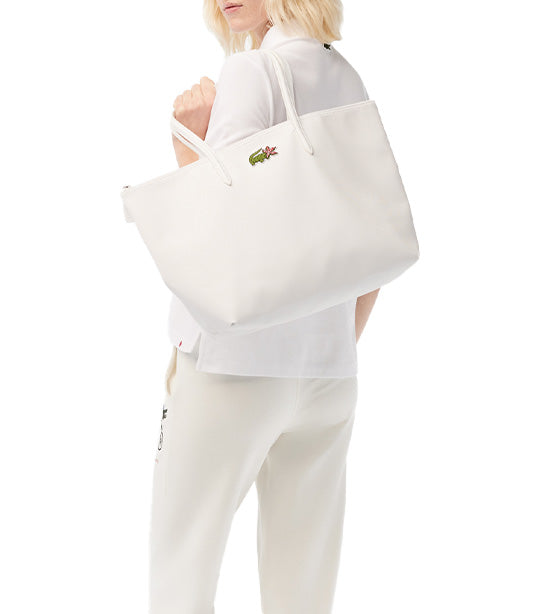 Lacoste Women's L.12.12 Concept Zip Tote Bag Sequoia in Green