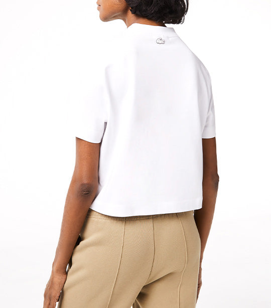 Women’s Oversized Cotton Jersey T-Shirt White
