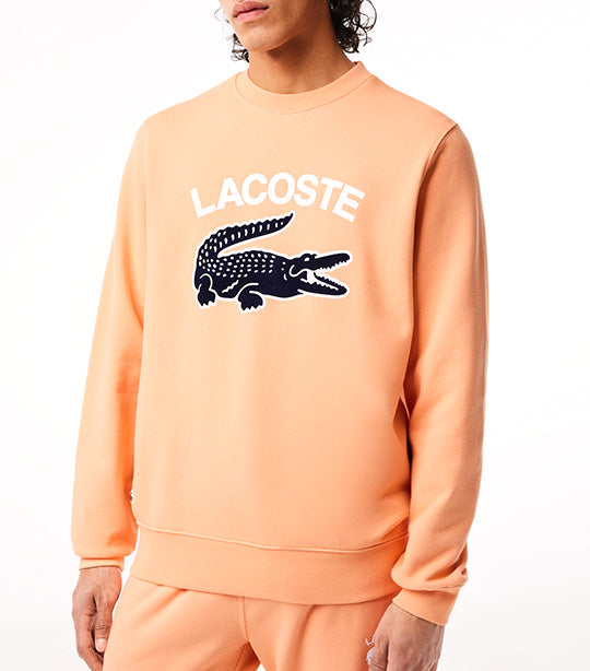 Men's Crocodile Print Crew Neck Sweatshirt Ledge