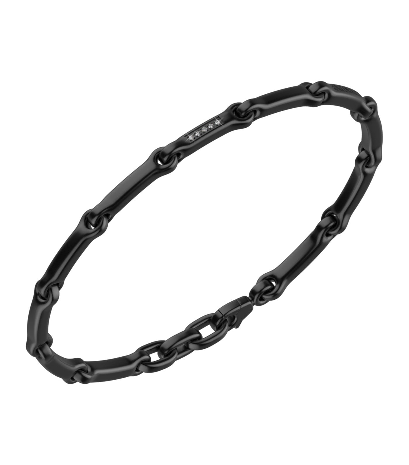 Hammer Steel Bracelet Black