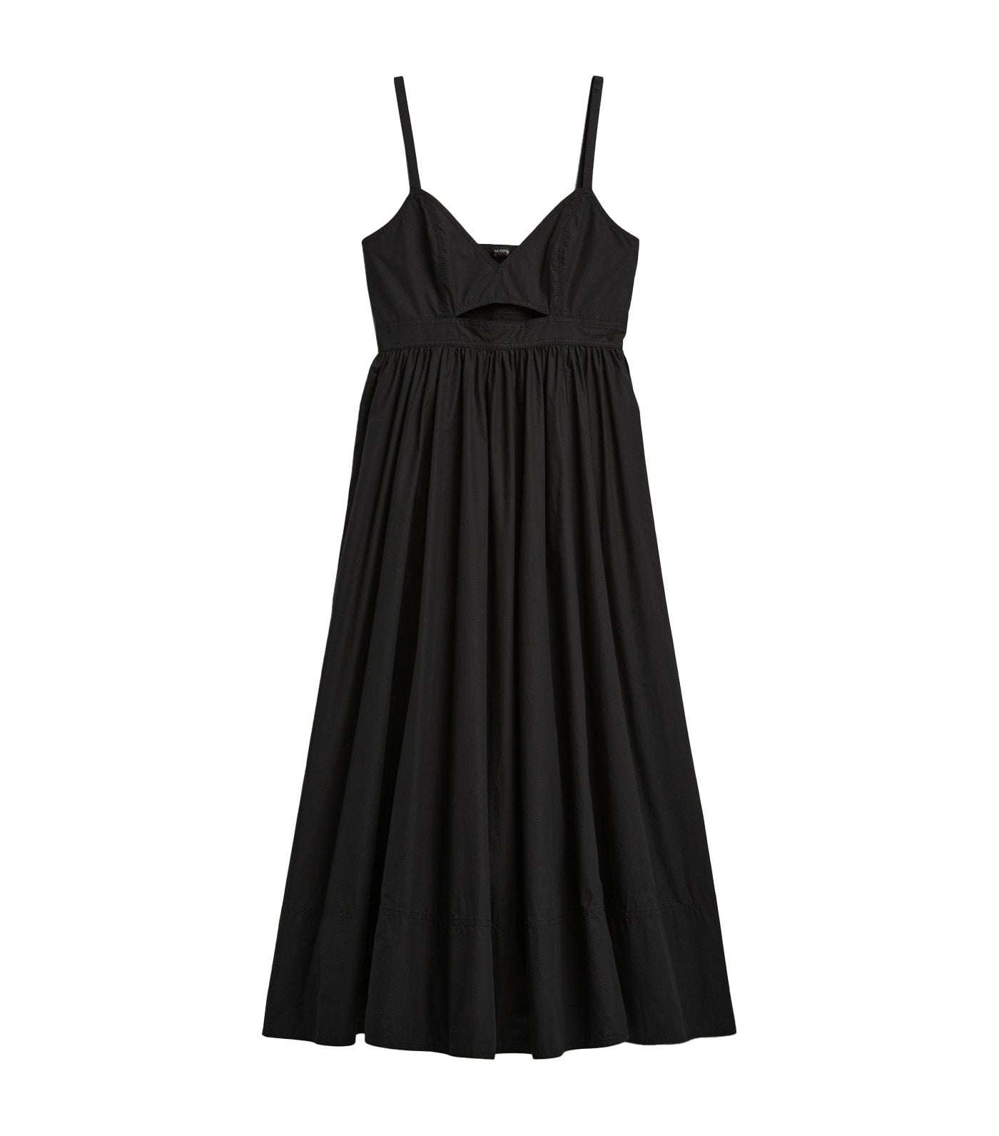 Isa Cotton Dress Black
