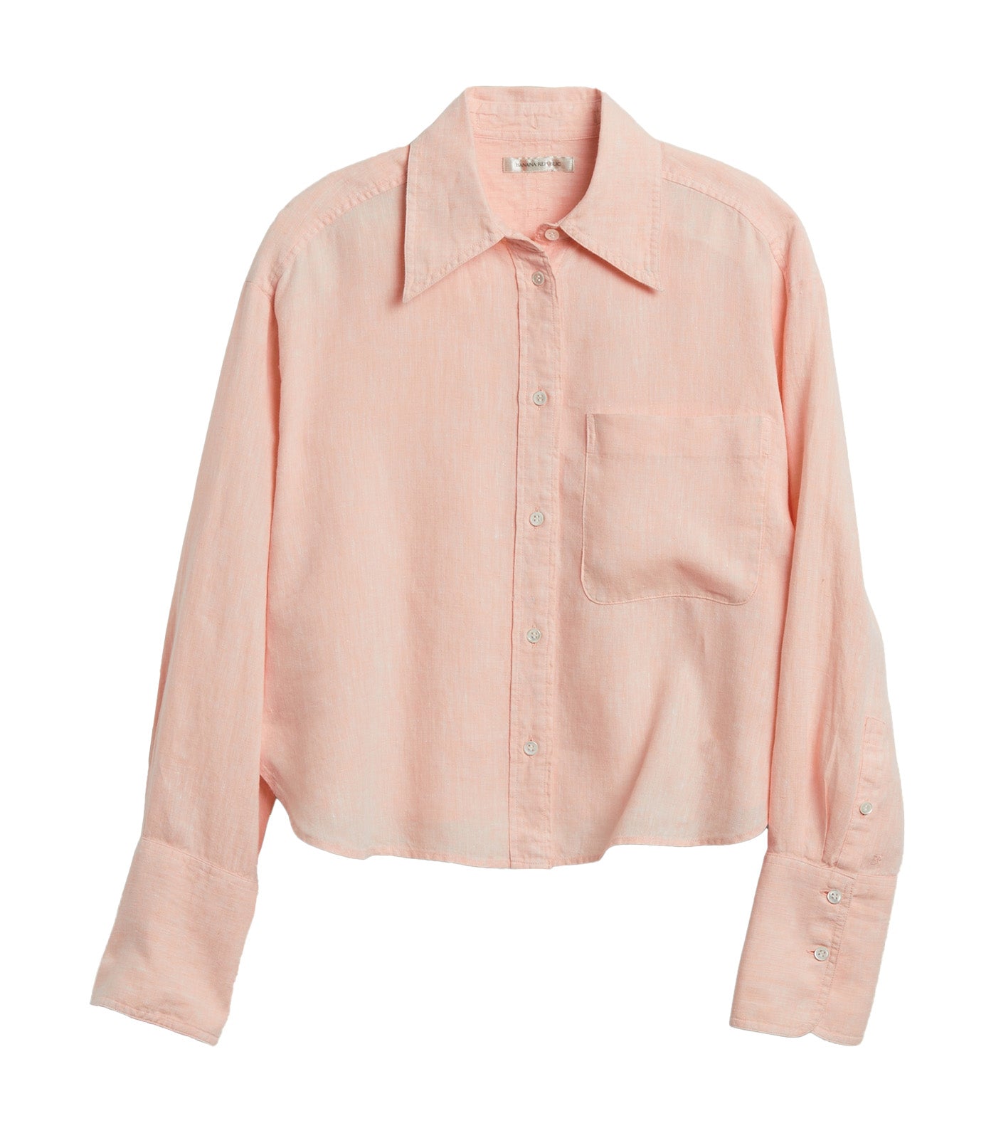 The Boxy Cropped Linen Shirt