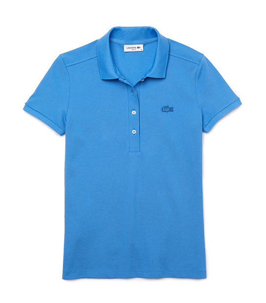Women's Stretch Cotton Piqué Polo Shirt Ethereal