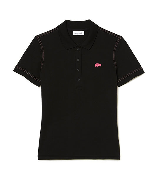 Women’s Cotton Piqué Polo Shirt Black