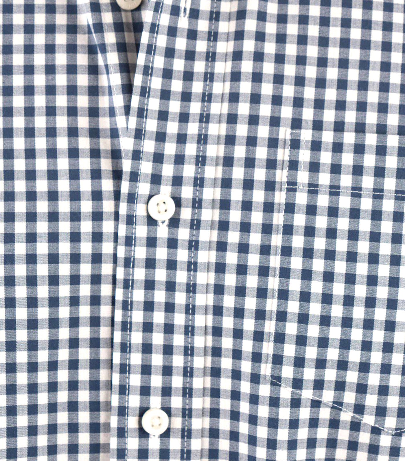 Fast-Dry Stretch Performance Small Gingham Shirt Insignia Blue Gingham