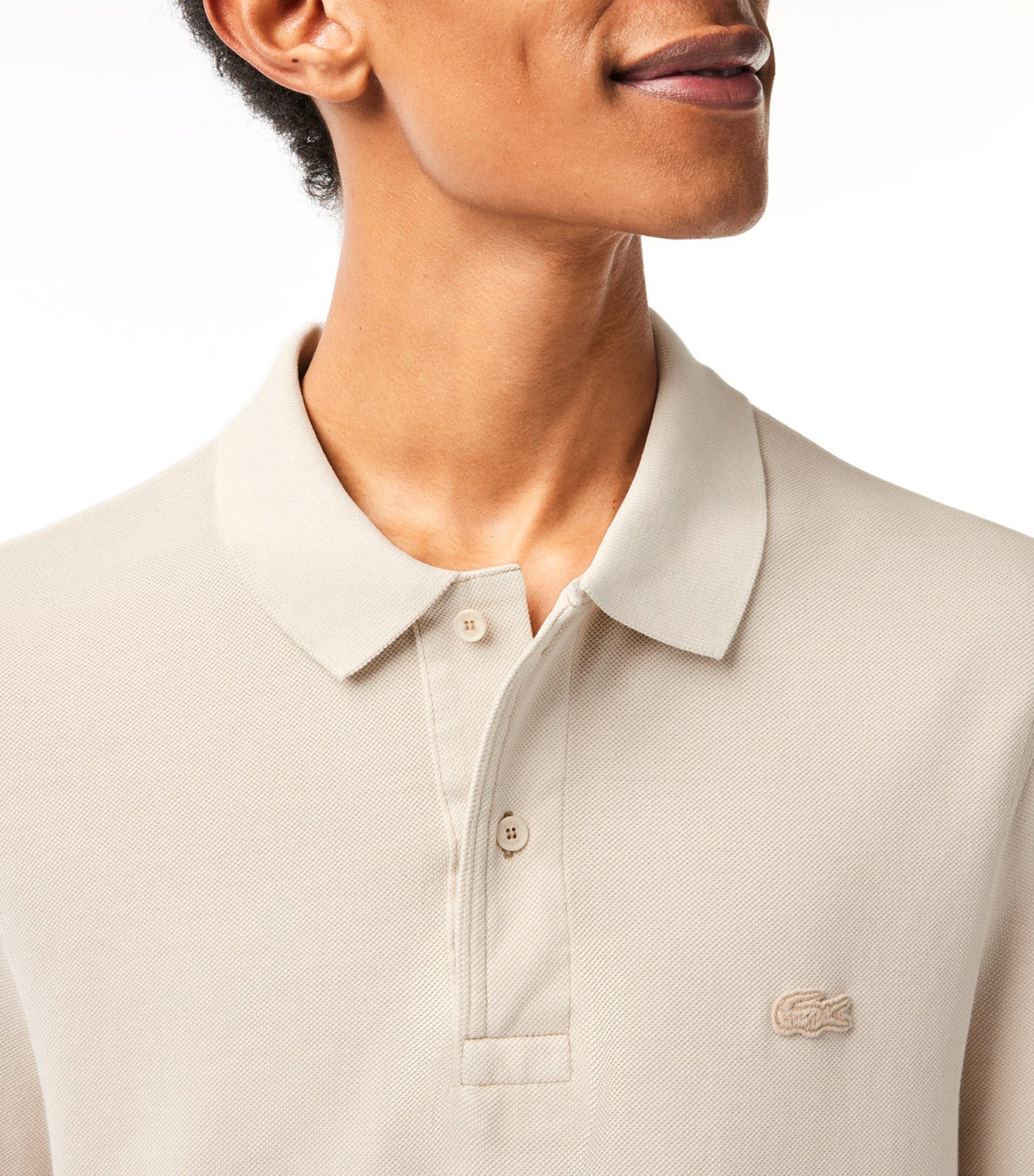 Men’s Organic Cotton Polo Shirt Eco Beige