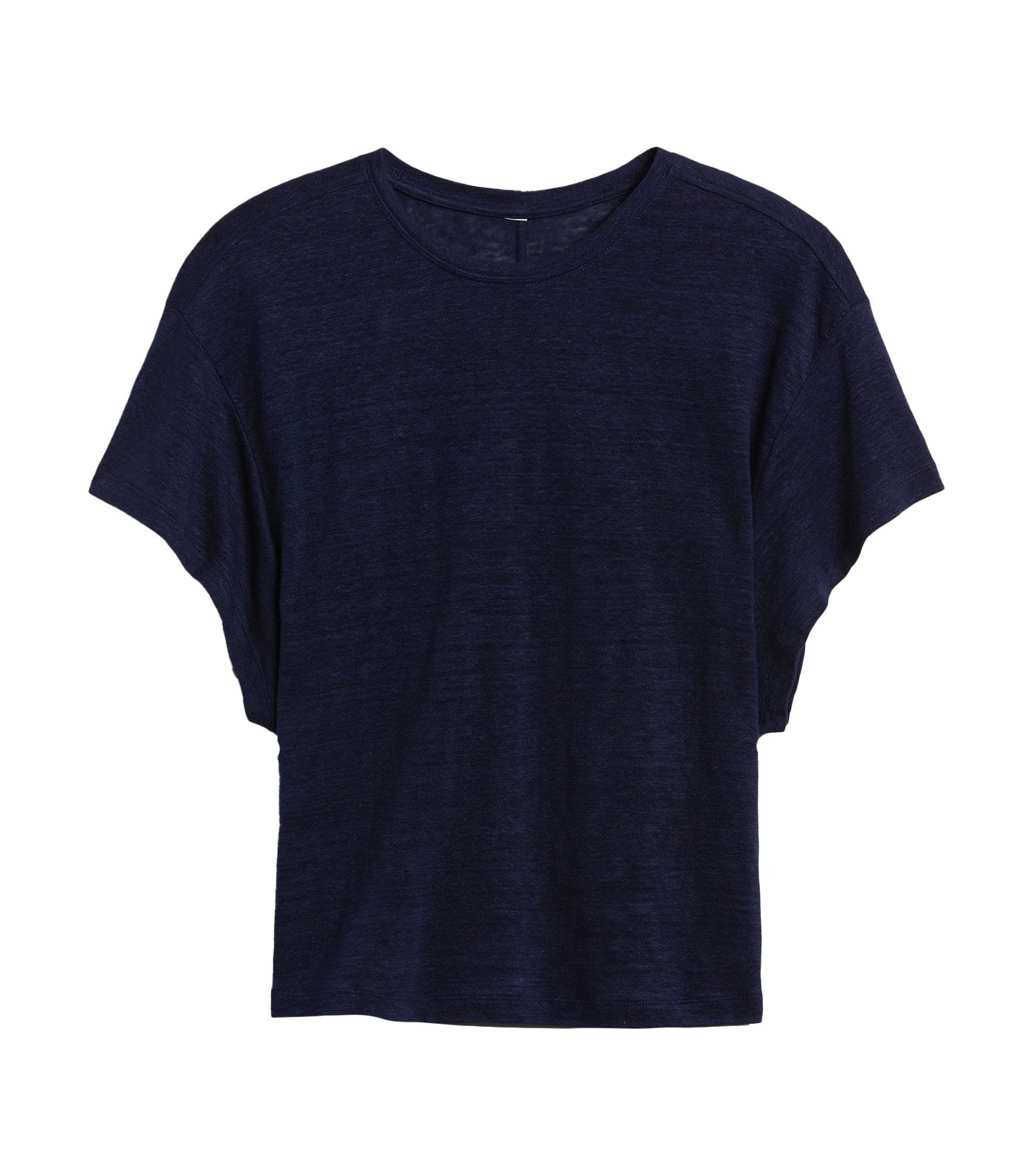 Linen Dolman T-Shirt Indigo Dyed