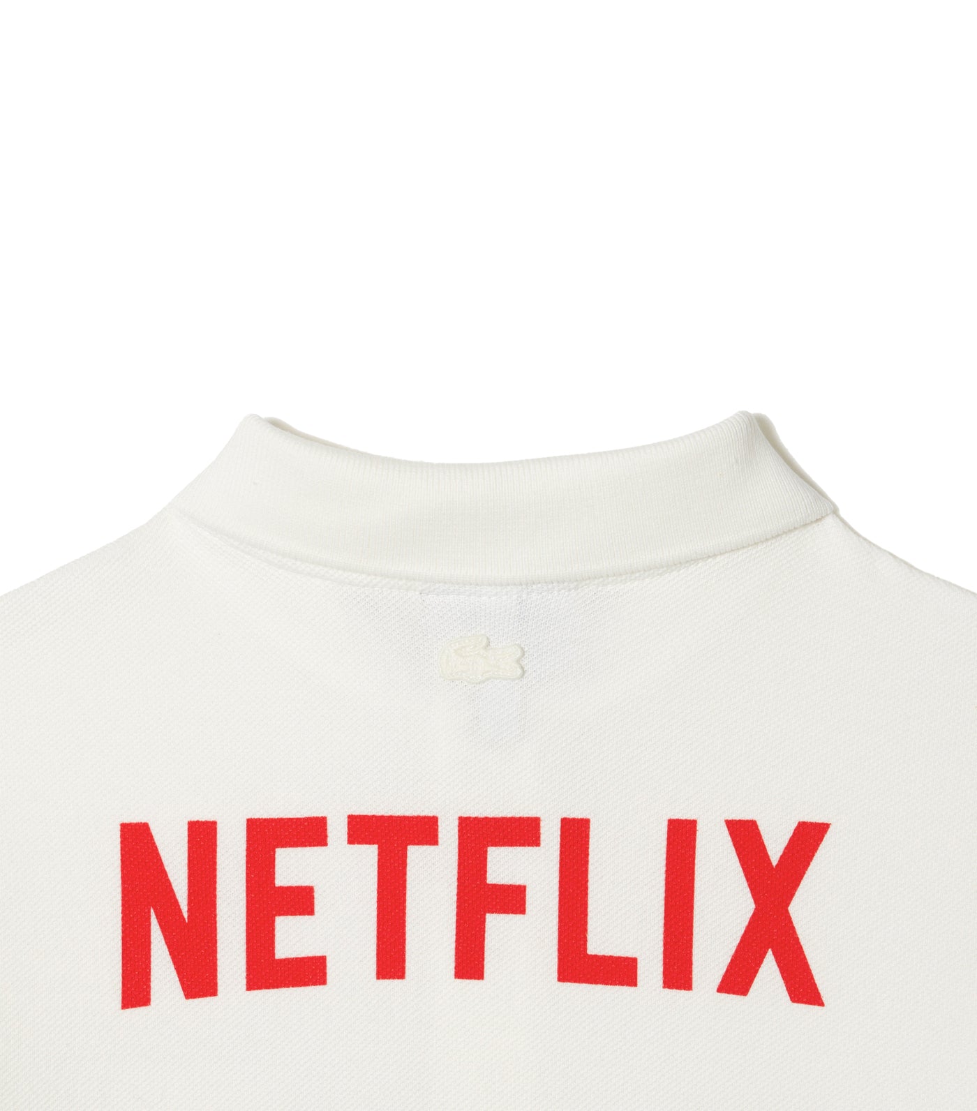 Kids’ Lacoste x Netflix Contrast Print Polo Shirt Flour