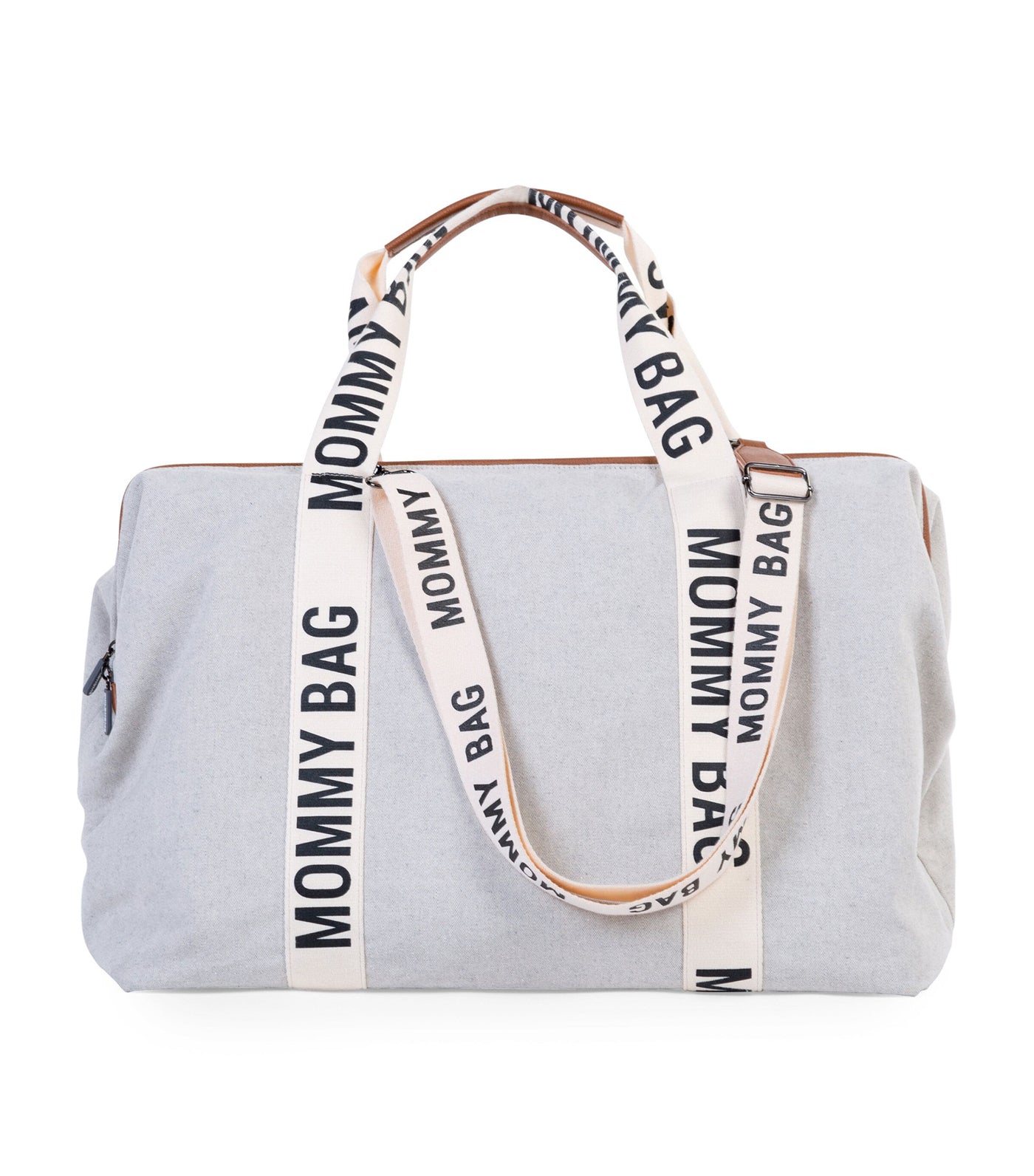 Large Signature Canvas Mommy Bag - Off-White