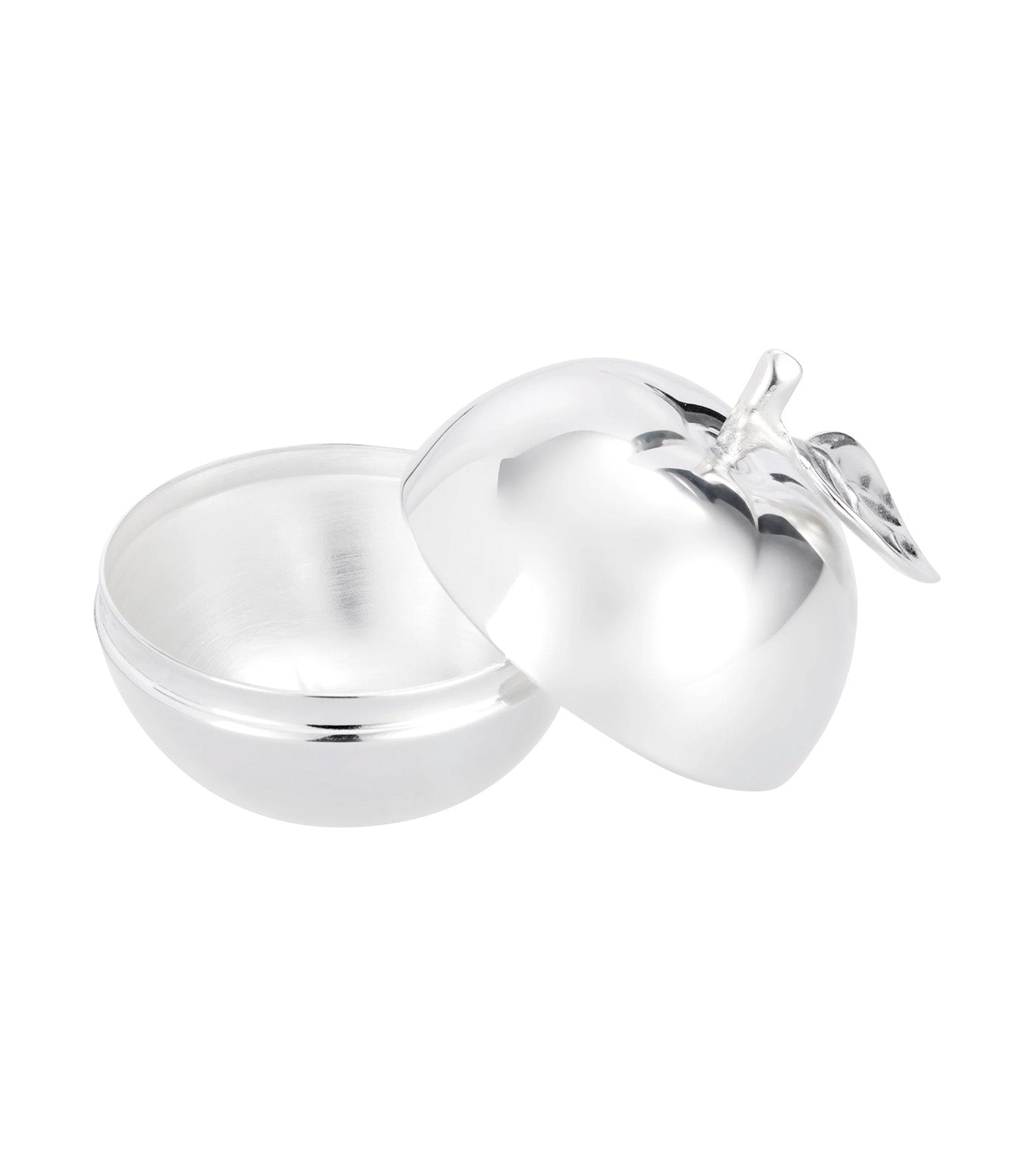 Bonbonnière Apple Trinket Box Silver-Plated