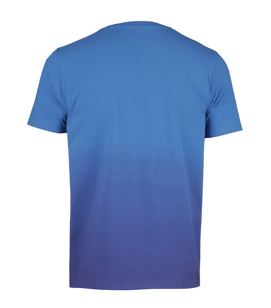 Plain Logo T-Shirt Blue Gradient