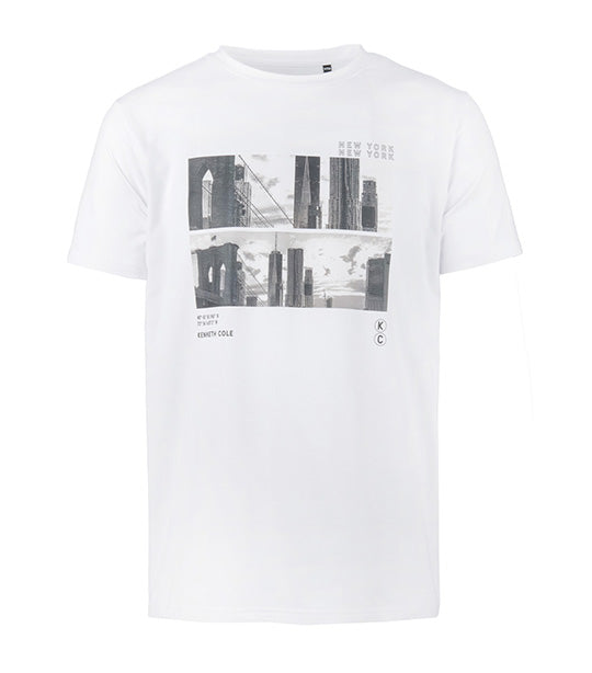 New York City Graphic Print T-Shirt White
