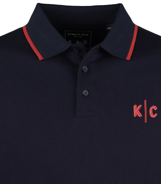 Logo Polo Shirt Dark Blue