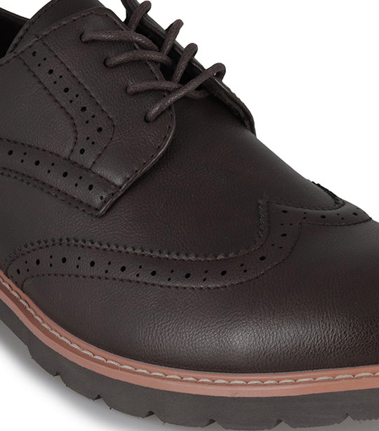Klay Wingtip Laced-Up Oxford Shoes Epsresso