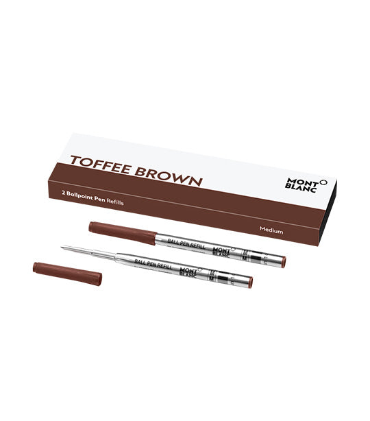 Montblanc 2 Ballpoint Pen Refills (M) Toffee Brown