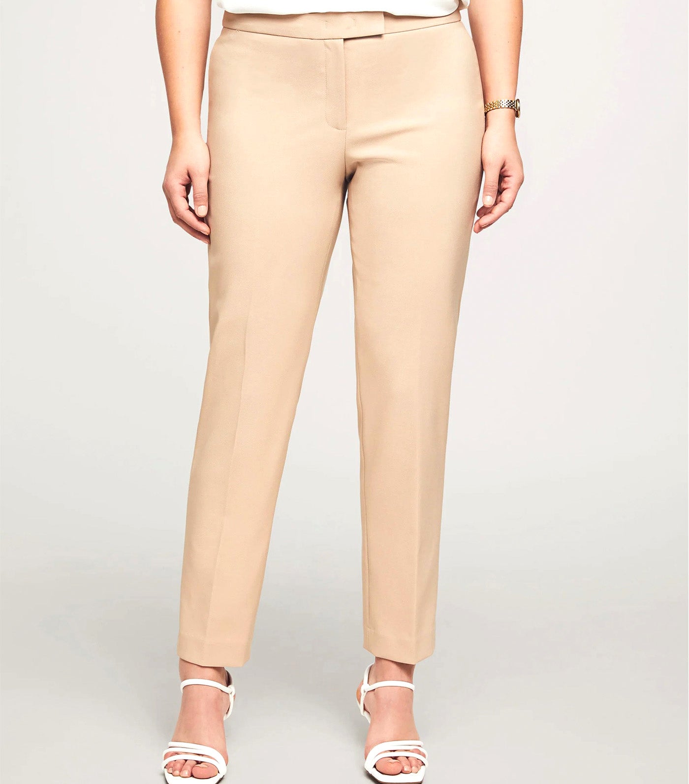 Fly Front Extend Tab Pant Bowie Pant Light Coffee