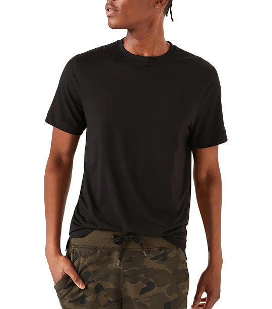 Beyond 4-Way Stretch T-Shirt for Men Charcoal