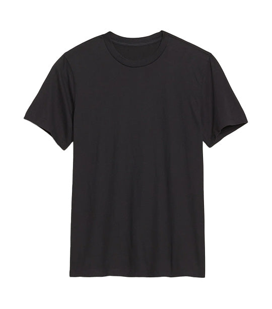 Soft-Washed Crew-Neck T-Shirt for Men Black Jack