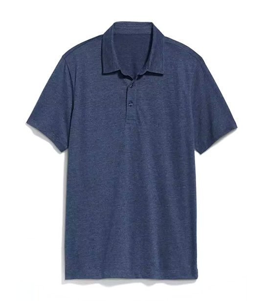 Classic Fit Jersey Polo for Men Obscure Night