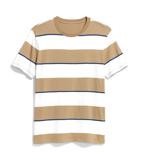 Soft-Washed T-Shirt for Men Olive Stripe