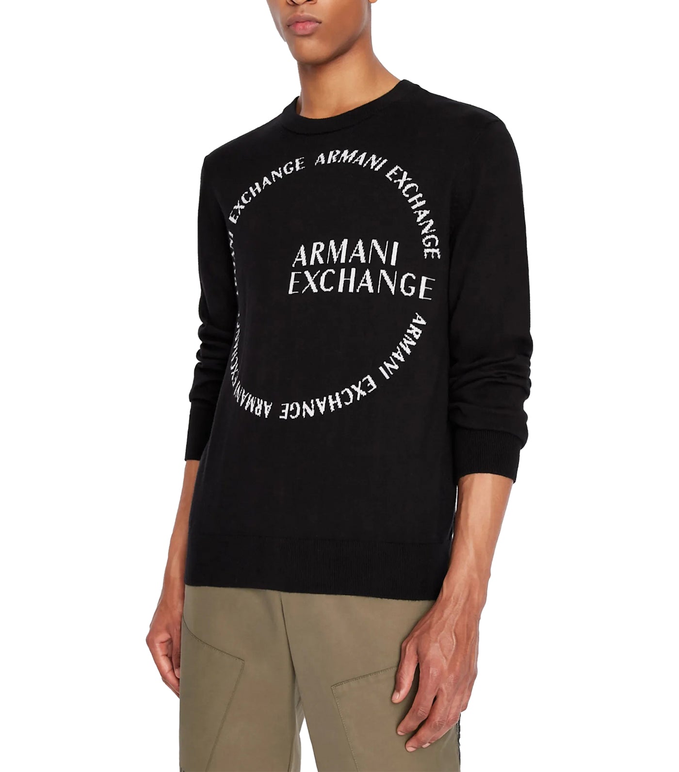 Armani exchange hot sale black sweater