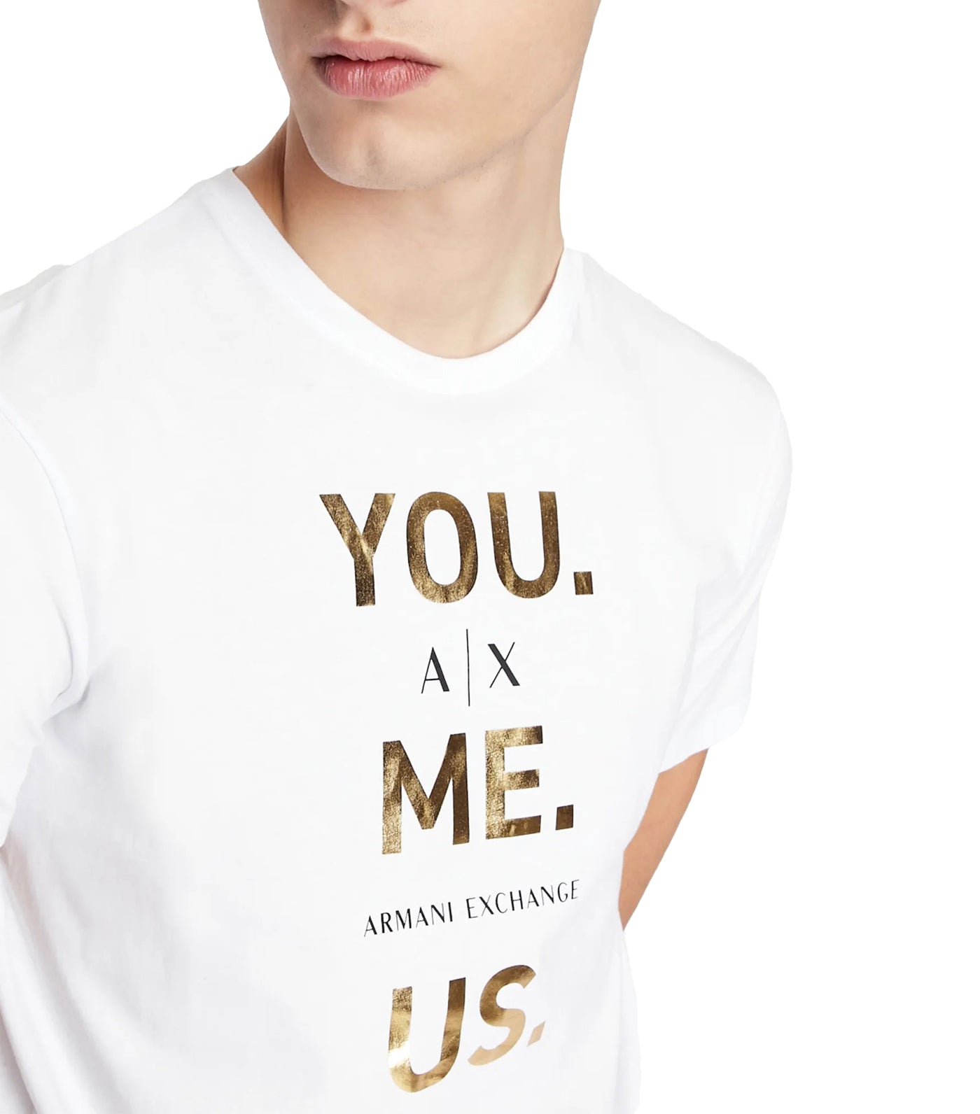 You.Me.Us. Cotton Regular Fit T Shirt White