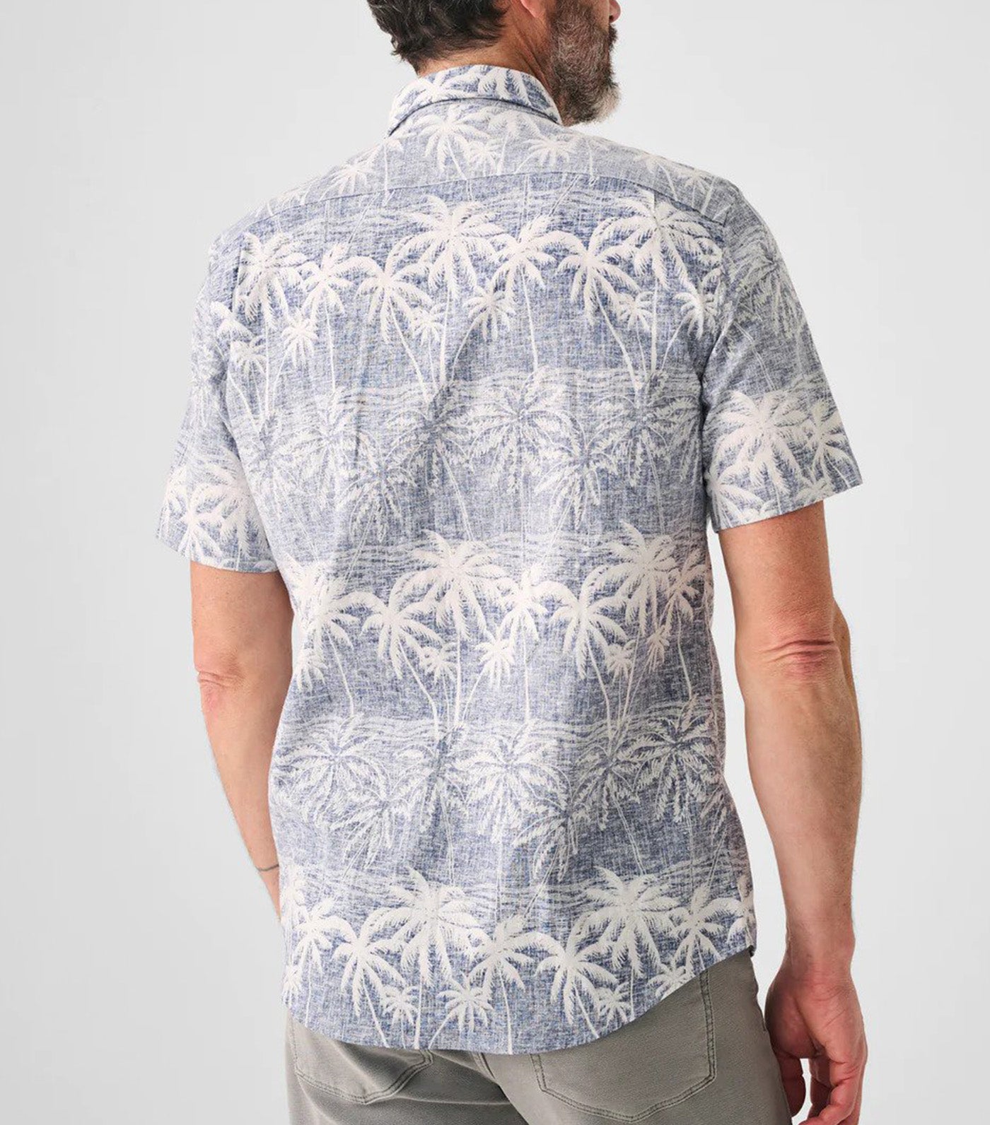 Short Sleeve Breeze Shirt South Palms Print