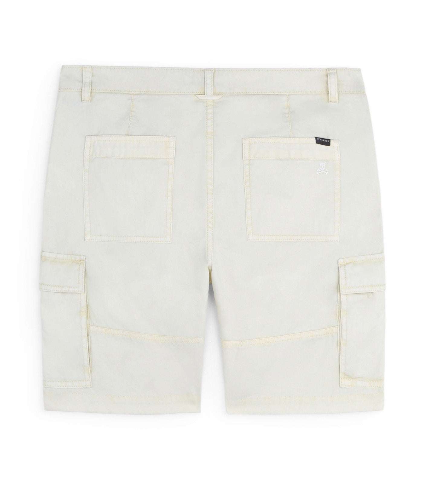 Bermuda Shorts with Low Pockets Off White