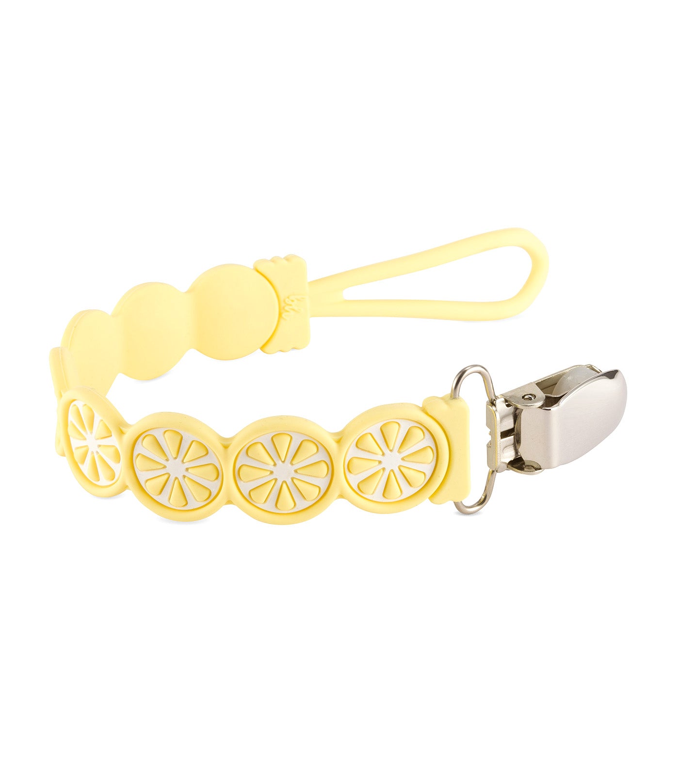 PaciGrip Silicone and Wood Beaded Teething Clip