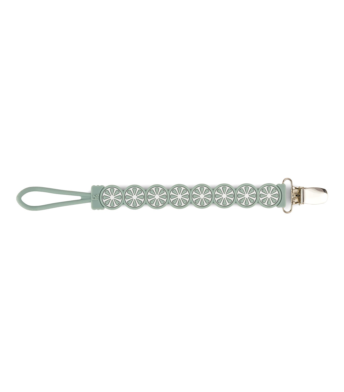 PaciGrip Silicone and Wood Beaded Teething Clip