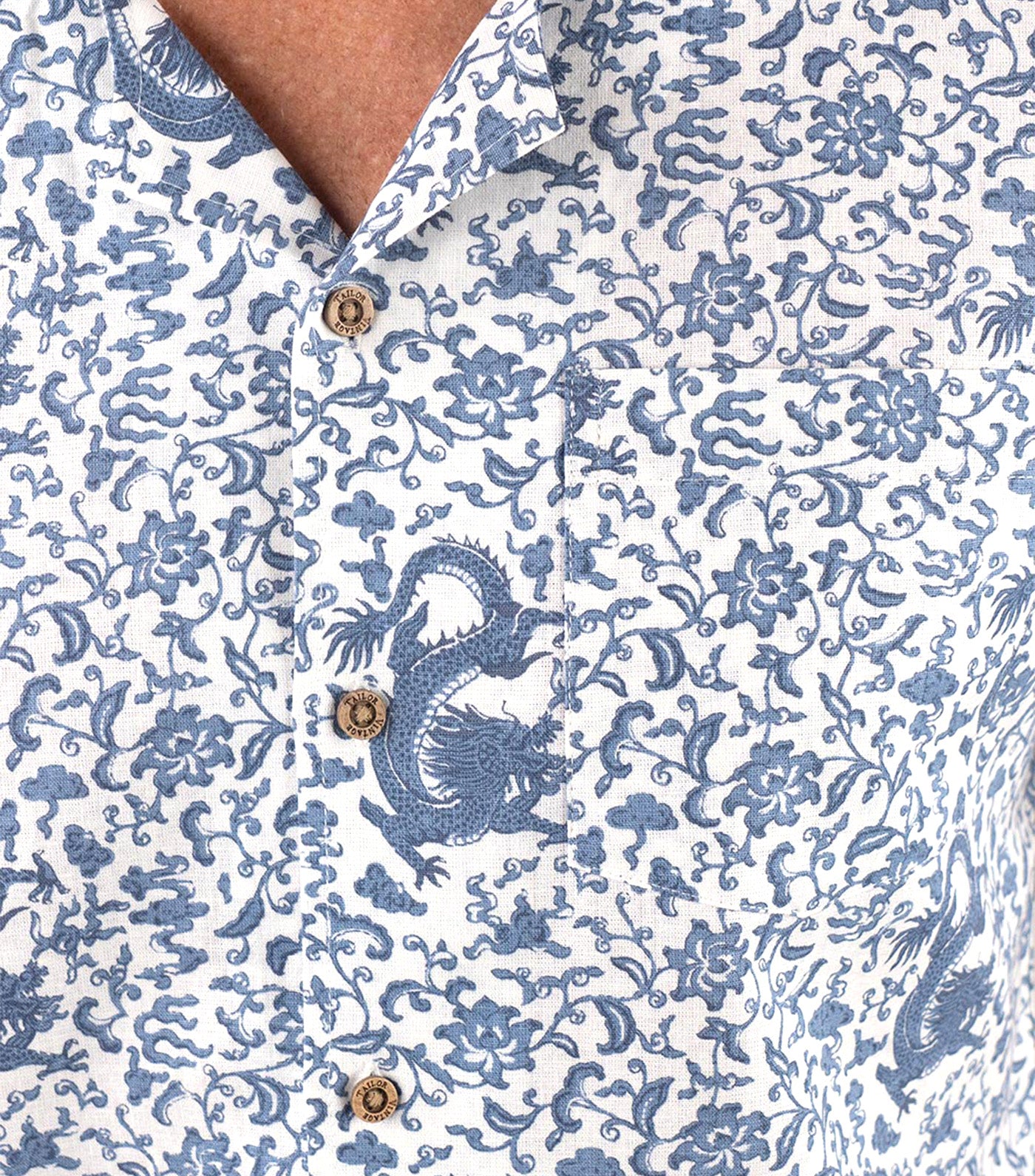 Linen-Cotton Cabana Shirt