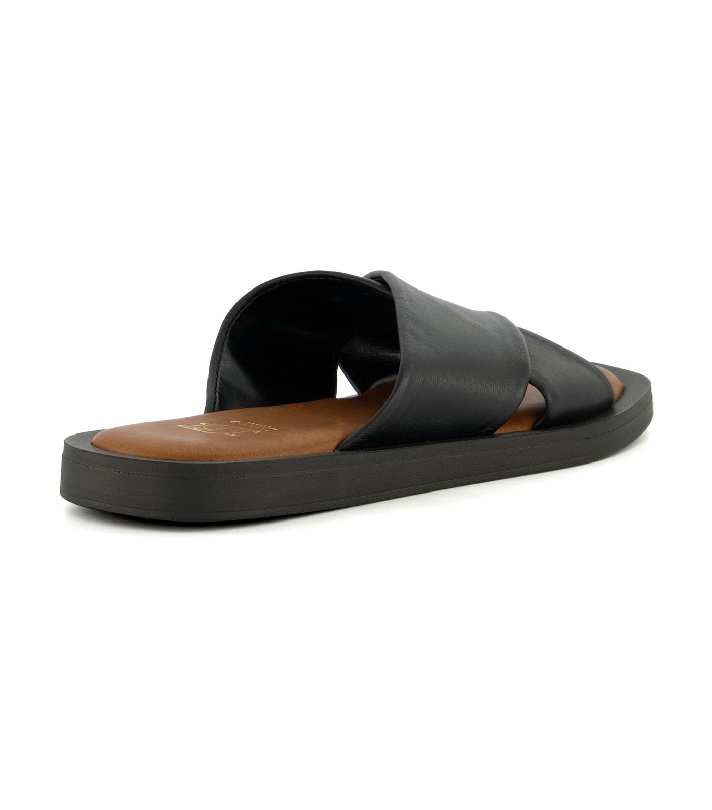Licorice Slide Sandals Black