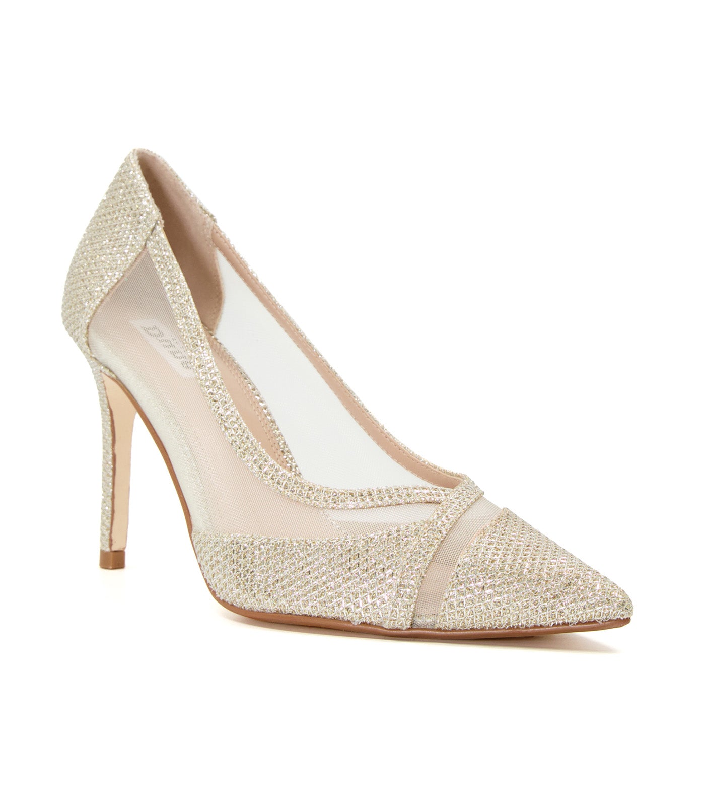 Gold hot sale dune heels