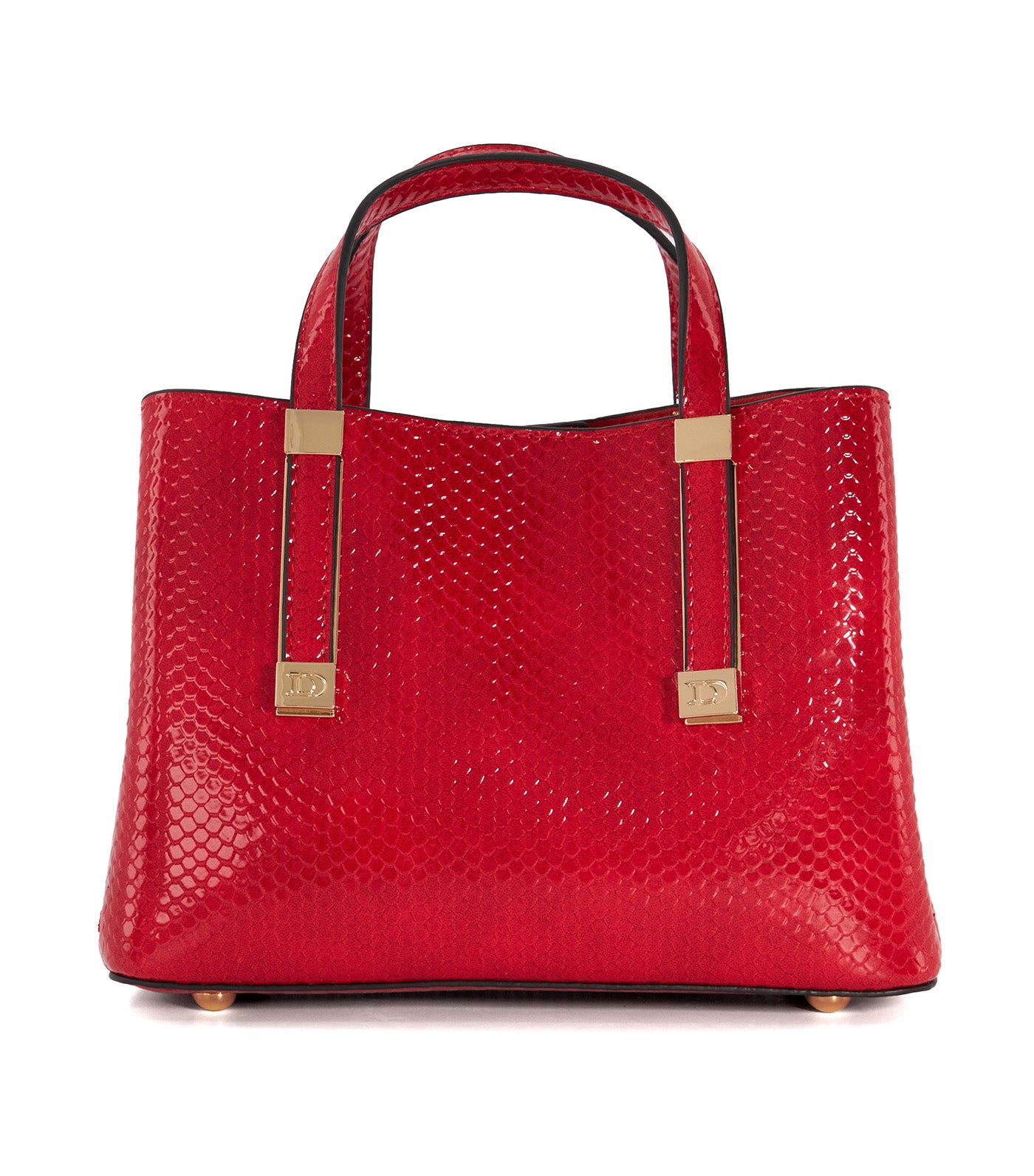 Dinkiedorrie Mini Top Handle Bag Red