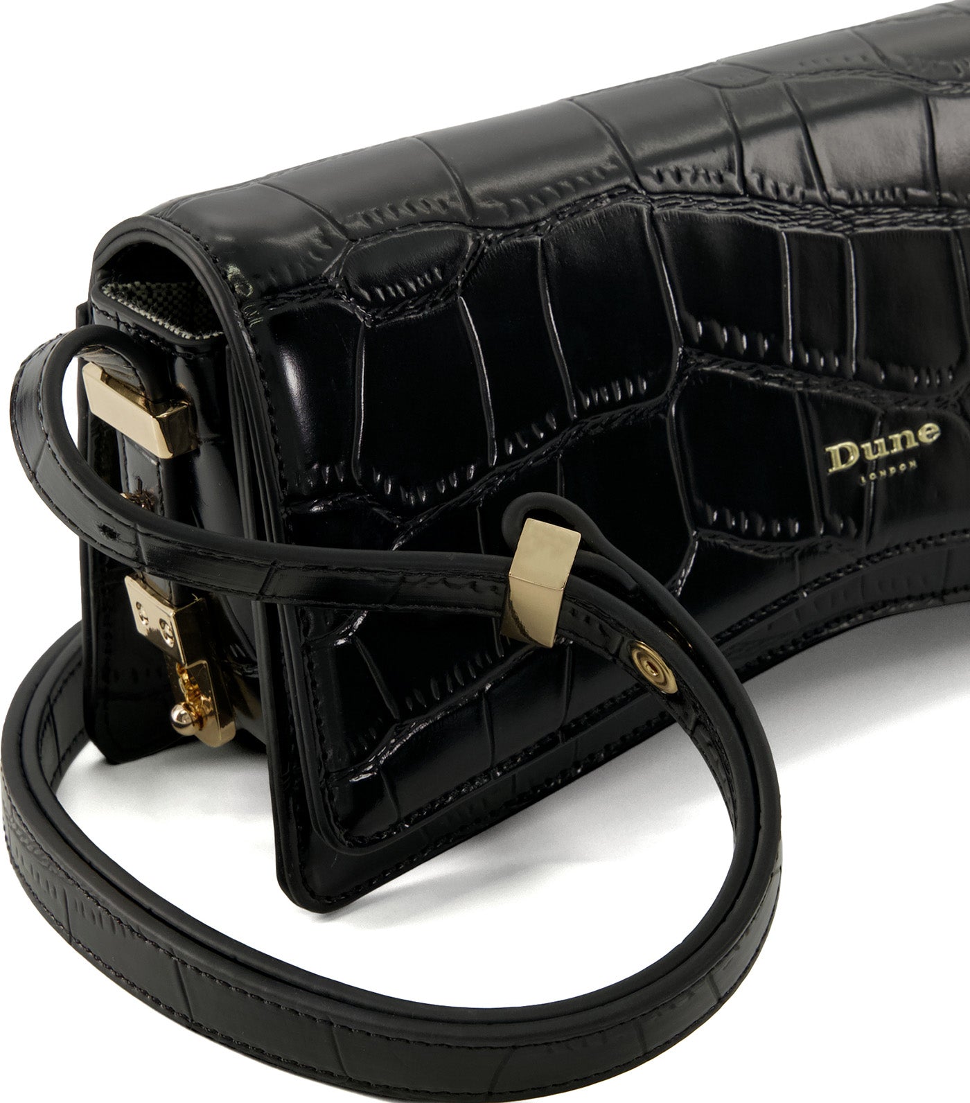 Dune London Dooley Shoulder Bag Black